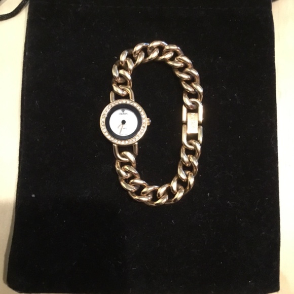 ✨ Croton Stainless Steel Gold Tone Swiss Quartz Watch ✨ - Picture 6 of 8